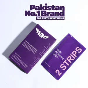 MAD PAP+ Purple Teeth Whitening Strips – Peroxide-Free | Remove Stains in 30 Minutes